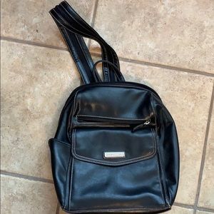 Never worn Black Vinyl Backpack!